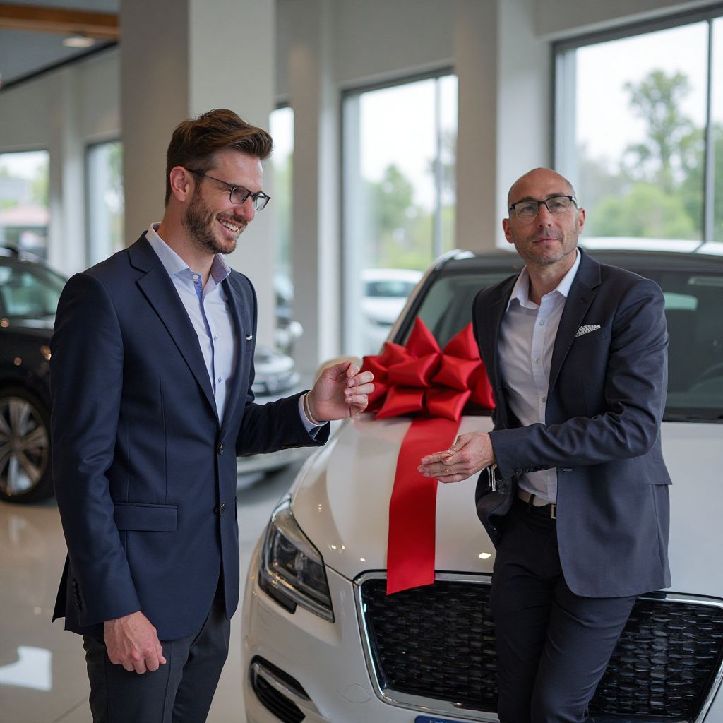 Entrega de vehículo al cliente