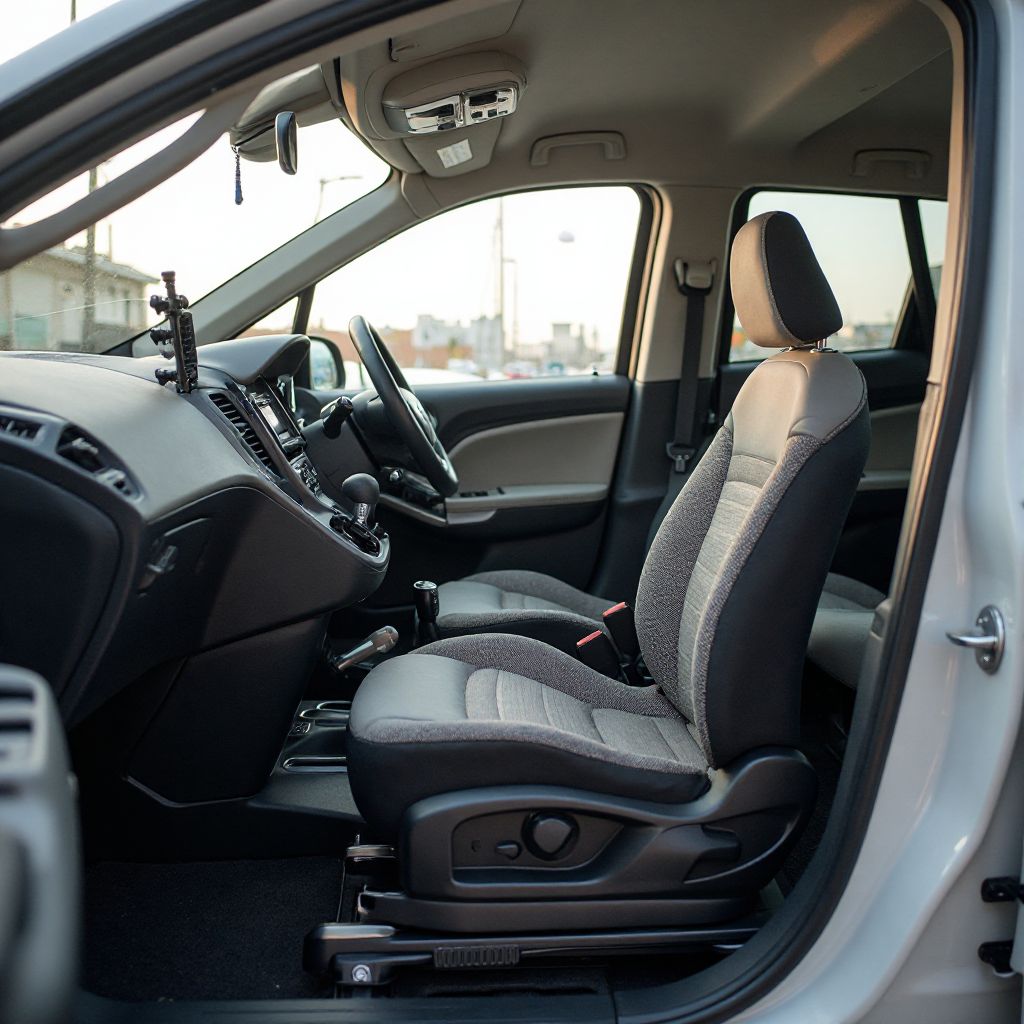 Vehículo adaptado para persona con discapacidad